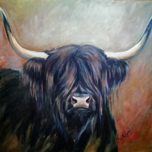 Una Dubh, Giclée Art Print by Hilary Barker