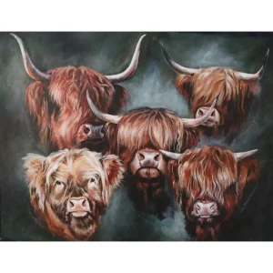 The Lyntoun Girls, Giclée Art Print by Hilary Barker