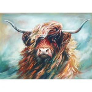 Handsome Highlander, Giclée Art Print by Hilary Barker