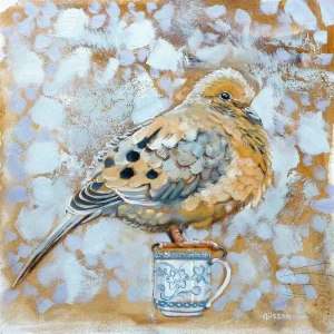 Golden Mourning, Giclée Art Print by Ingrid Nilsson