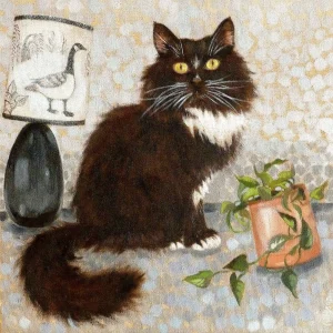 Min's Whiskers, Giclée Art Print by Ingrid Nilsson