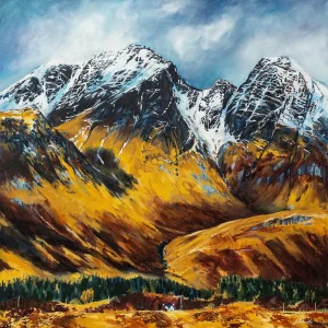 Bla Bheinn from Torrin, Giclée Art Print by Julie Arbuckle