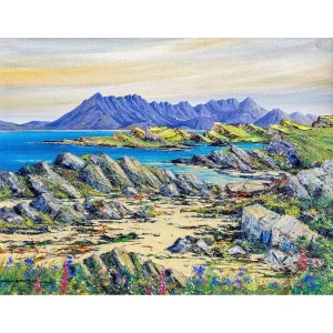 Acairseid, Skye, Giclée Art Print by John Bathgate