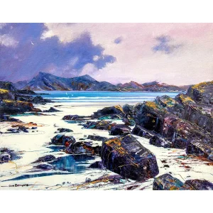 Ardvasar Beach, Giclée Art Print by John Bathgate