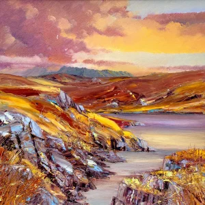 Autumn Evening, Skye, Giclée Art Print by John Bathgate