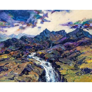 Sligachan, Skye, Giclée Art Print by John Bathgate