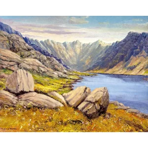 Loch Coruisk, Giclée Art Print by John Bathgate