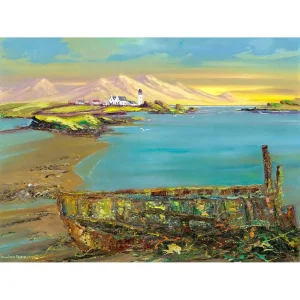Isle Ornsay Light, Giclée Art Print by John Bathgate