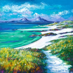 Visit to Sanna Bay, Giclée Art Print by Jean Feeney