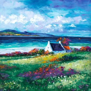 Bright and Breezy, Isle of Arran, Giclée Art Print by Jean Feeney