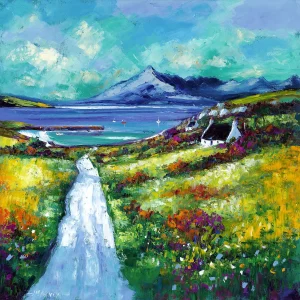 Approaching Elgol, Isle of Skye, Giclée Art Print by Jean Feeney