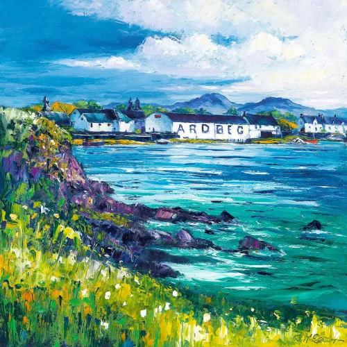 Ardbeg, Isle of Islay, Giclée Art Print by Jean Feeney