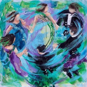 Goin Roon, Giclée Art Print by Janet McCrorie
