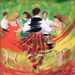 Jig St. Clements, Giclée Art Print by Janet McCrorie