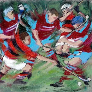 The Gaelic Battleground, Giclée Art Print by Janet McCrorie