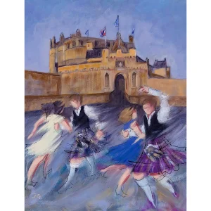 Castle Connections, Giclée Art Print by Janet McCrorie
