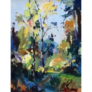 Dawyck Botanic Gardens, Giclée Art Print by Joseph Maxwell-Stuart