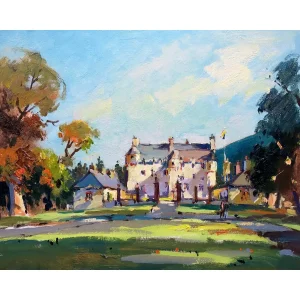 Traquair House, Early Autumn, Giclée Art Print by Joseph Maxwell-Stuart