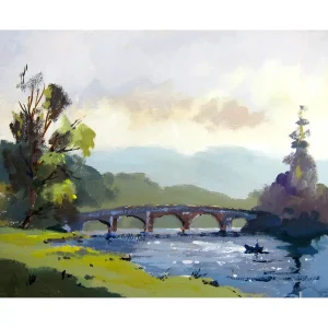 Dunkeld bridge, Giclée Art Print by Joseph Maxwell-Stuart