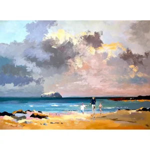 On the Beach, Giclée Art Print by Joseph Maxwell-Stuart