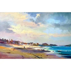 Passing Cloud, Milsey Bay, North Berwick, Giclée Art Print by Joseph Maxwell-Stuart