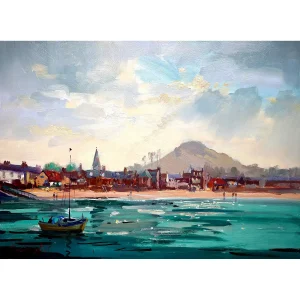 Across the Bay, North Berwick, Giclée Art Print by Joseph Maxwell-Stuart