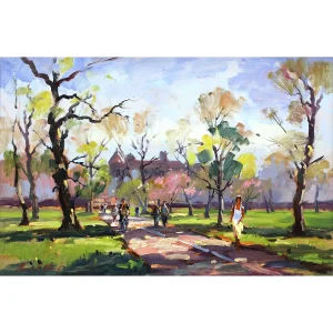 Springtime, The Meadows, Giclée Art Print by Joseph Maxwell-Stuart