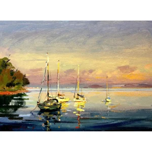 Still Morning Cramond, Giclée Art Print by Joseph Maxwell-Stuart