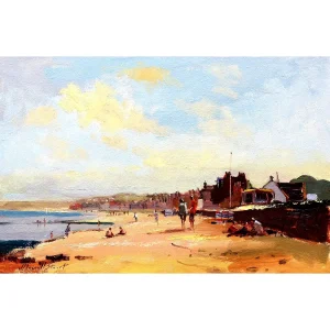 Summertime, North Berwick, Giclée Art Print by Joseph Maxwell-Stuart