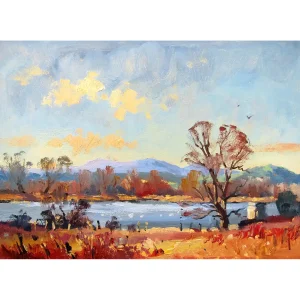 Duddingston Loch, Edinburgh, Giclée Art Print by Joseph Maxwell-Stuart