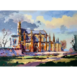 Rosslyn Chapel, Giclée Art Print by Joseph Maxwell-Stuart