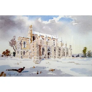 Rosslyn Chapel in Winter, Giclée Art Print by Joseph Maxwell-Stuart