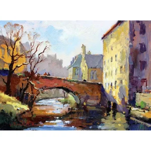 Bell’s Brae Bridge, Dean Village, Edinburgh, Giclée Art Print by Joseph Maxwell-Stuart