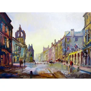 After the Rain, Royal Mile, Giclée Art Print by Joseph Maxwell-Stuart