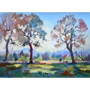 Autumn Afternoon, Inverleith, Giclée Art Print by Joseph Maxwell-Stuart