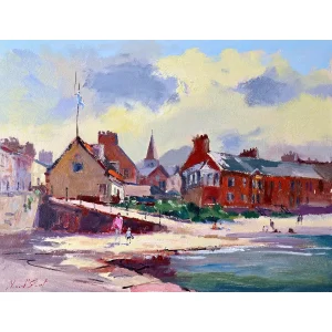 By The Sea North Berwick, Giclée Art Print by Joseph Maxwell-Stuart