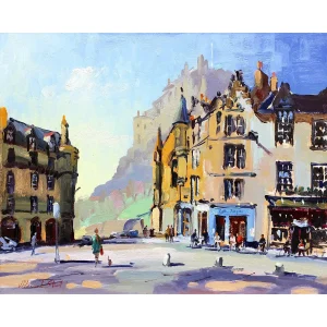 Grassmarket, Edinburgh, Giclée Art Print by Joseph Maxwell-Stuart