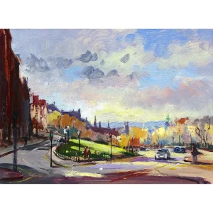 The Mound, Edinburgh, Giclée Art Print by Joseph Maxwell-Stuart