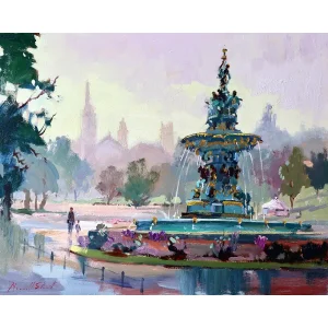 The Ross Fountain, Giclée Art Print by Joseph Maxwell-Stuart