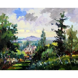 Amongst the Azaleas, Giclée Art Print by Joseph Maxwell-Stuart