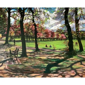 Strolling in the Shadows, Giclée Art Print by Keli Clark