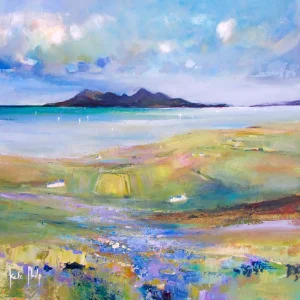 Bluebells, Eigg, Giclée Art Print by Kate Philp