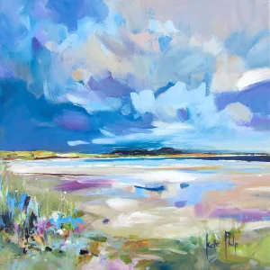 Light over Baleshare, North Uist, Giclée Art Print by Kate Philp