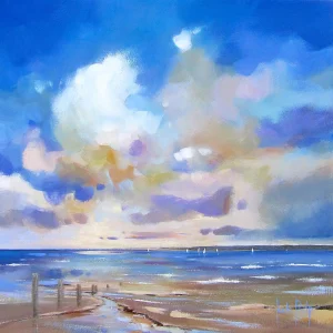 Morning Sails, Broughty Ferry, Giclée Art Print by Kate Philp