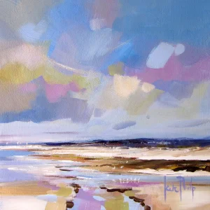 Sky over Monifieth, Giclée Art Print by Kate Philp