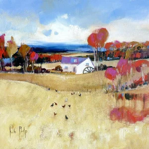 Molly's Mill, Tulloch Moor, Giclée Art Print by Kate Philp
