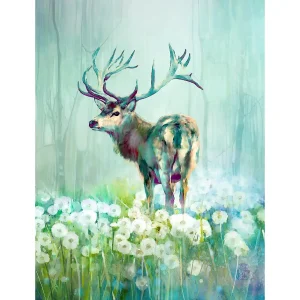 Stag, Giclée Art Print by Lee Scammacca