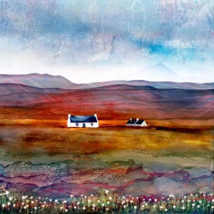 Highland Duo, Giclée Art Print by Lee Scammacca
