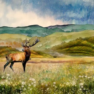 The Silent Watcher, Giclée Art Print by Lee Scammacca