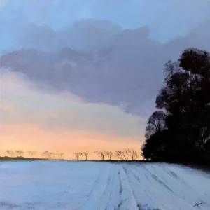 Winter's Fragile Glow, Giclée Art Print by Louise Turnbull
